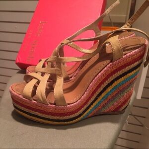 Kate spade rainbow wedge